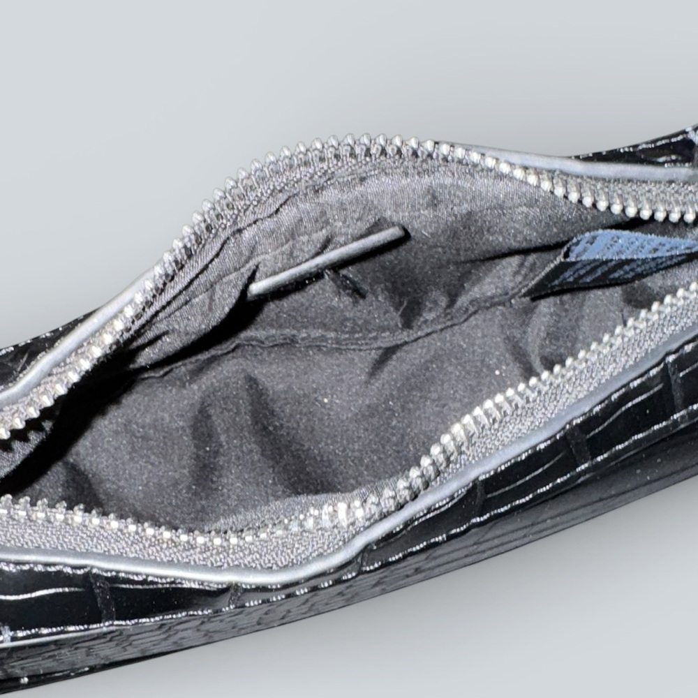 Urban Outfitters Faux Croc Shoulder Bag – Black - Picture 4 of 6